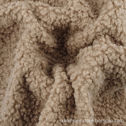 100% Polyester Teddy Velvet Fabric for Sofa Upholstery